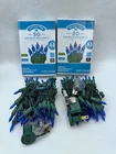 Holiday Time 50 Blue Mini Strand Indoor/outdoor Christmas 2 Boxes New. Price: $5.94.