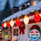 Pallerina 16FT Jumbo Red White Christmas Lights Outdoor Led Bulbs Holiday Tree New. Price: $75.90.