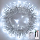 Jmexsuss White Christmas Lights With Remote, 33FT 1*100LED, Cool New. Price: $19.70.
