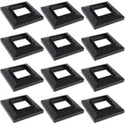 Black Mount Base For Solar Post Lights Fit 4X4 5X5 6X6 Vinyl/wooden New. Price: $28.61.