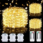 Mlambert Pack 33FT Fairy Lights Battery Operated With Remote And Warm White New. Price: $22.61.