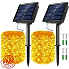Josmega Pack Solar Fairy Lights 66FT 200LED Warm White Outdoor Waterproof New. Price: $34.99.