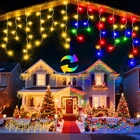 Jdgjyds 66FT 640 Led Outdoor Ice Lights, Christmas String W/timer New. Price: $40.14.