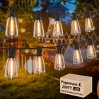 Led Outdoor String Lights 200FT ST38 Waterproof Patio With 106 Vintage... New. Price: $90.71.