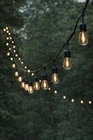 Jerritte 60FT Led Outdoor String Lights 16+1 Edison Shatterproof IP65 2700K/6 Open. Price: $19.99.