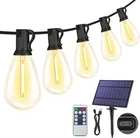 25FT Solar String Lights With Remote, 3 Lighting Mode Outdoor Waterproof Dimmabl New. Price: $35.14.