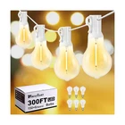 String Lights For Outside 300FT(3X100FT) Outdoor With 150+6(SPARE) Edi... New. Price: $126.32.