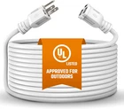 Outdoor Extension Waterproof 10 Ft, White, Indoor, Power Cord, Heav New. Price: $20.99.