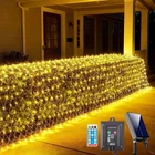 Solar Net Lights Outdoor, 240 Led Usb Warm White Mesh For Bushes Water... New. Price: $31.75.