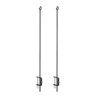 Achla Designs 46 In. Black Powdercoated Wrought Iron Outdoor O-hook Railing New. Price: $81.24.