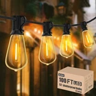 Achin 100FT Outdoor String Lights Led Dimmable Patio Waterproof... New. Price: $95.98.