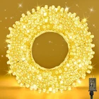 210 Warm White String Lights 70FT Transparent Wire, Waterproof & New. Price: $11.17.
