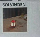 Ikea Solvinden Led House Plastic Red 5 " Decorative Light,table Battery Operated New. Price: $10.75.