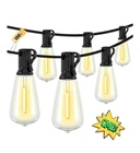 Doukedge 100FT Led Outdoor String Lights 2700K Warm White Waterproof Open. Price: $26.99.