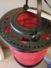 Dralion Cirque Du Soleil Metal & Red Cloth Collapsible Hanging Lantern - Nib New. Price: $17.95.