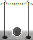Queension 10FT Ground Base String Poles For Outdoor Garden Lights New. Price: $81.59.