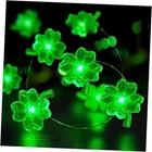 Tmacker Patricks Day Decorations 3D13FT 50LED Shamrock String Light, Green New. Price: $20.50.