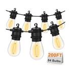 200FT(50FT*4) Led Outdoor String Lights Waterproof Patio With 64 Shatt... New. Price: $118.21.
