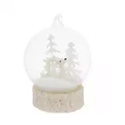 Robert Stanley White Reindeer Light Up Snow Globe Ornament Christmas Decor New. Price: $22.00.