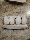 Pack Of 4 White Novelty Christmas Strand Replacement Bulbs New. Price: $5.00.