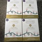 4 Boxes Wondershop 100 Led Micro String Lights Per Red Valentines Day New. Price: $19.99.