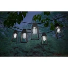 10-LIGHT 12 Ft. Black Outdoor Plug-in Integrated Led Edison String-light New. Price: $45.99.