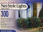 Set Of 300 High Density Net-style Christmas Lights Multi Colored (as) New. Price: $109.00.