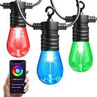 48 Ft. Outdoor 15 Integrated Led Smart Plug-in Patio Lights Bulbs Edison Strin New. Price: $75.83.