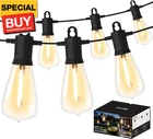 Led Outdoor String Lights 100FT Patio With 52 Shatterproof ST38 Vintage New. Price: $67.11.