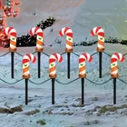Oviejo C7 Christmas Pathway String Lights, Set Of 8 Red & White Crutch New. Price: $41.99.