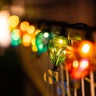 Shatterproof Multicolor Balloon Shape Tear Drop Outdoor String Lights 10-COUNT New. Price: $31.41.