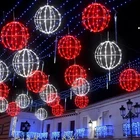Leinuosen 4 Pack 7.87 Outdoor Christmas Ball Lights, Hanging Led Sphere String New. Price: $42.60.