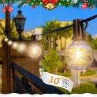 10FT Led Outdoor String Lights - Waterproof Patio Shatterproof G40 Edi... New. Price: $22.92.