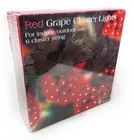 Red Grape Cluster Lights 2-BOX Set 12 Indoor/outdoor New Sealed Costco. Price: $39.99.