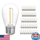 Sunthin 50X 1W S14 Led Dimmable Bulbs 2700K Warm White Waterproof Outdoor String New. Price: $66.55.