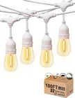 100FT Led Outdoor String Lights With 32 Dimmable Shatterproof Bulbs New. Price: $99.99.