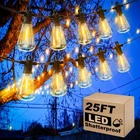 25FT Outdoor String Lights, Led Patio Hanging With 12 Shatterproof Bulbs, Wat... New. Price: $40.34.