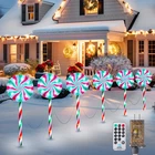 Brightown 6 Pack Lollipop Christmas Pathway Lights Outdoor - 27IN 120 Led Candy New. Price: $112.05.
