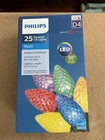 Philips 25 Faceted C9 String Lights Led Multi Christmas Indoor/outdoor New. Price: $9.62.
