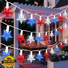 Sotopoo 18.7FT 50 Led Rwb Star String Lights New. Price: $62.99.