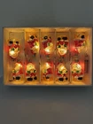 Glass Christmas Santa String Lights Nick Indoor Fancy 10 Battery Operated Used. Price: $14.99.