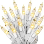 Holiday Pride White Christmas Tree Lights - 100 Count Clear Stri... New. Price: $18.39.