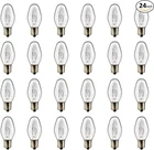 Linmifo 24 Pack C7 Night Light Bulbs, 15 Watt Dimmable, E12 Ca New. Price: $10.99.