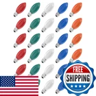 Hobbynors C9 Multicolor Replacement Bulbs, 30-PACK Opaque Led Christmas Light New. Price: $38.61.