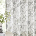 Kayne Studio Floral Leaf Print Light Filtering Curtains Grey Linen Botanical ... New. Price: $80.00.