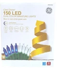 Ge Color Choice 150 49.6-FT Cool White/blue Dual Changing Led Mini Lights New. Price: $35.99.