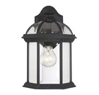 Kensington 1 Light Outdoor Wall Lantern Textured Black By Savoy House - New. Price: $160.00.