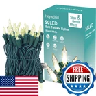 Heyworld 50 Led Slow Twinkle Lights Soft Twinkling Christmas String Ul New. Price: $34.38.