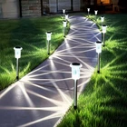 Gorrzai Solar Pathway Lights 10 Pack Outdoor Waterproof 6000K Co... New. Price: $31.77.