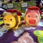 New ! Philips Christmas Usb Powered Led Color Change Lion & Pig With Santa Hat. Price: $20.00.